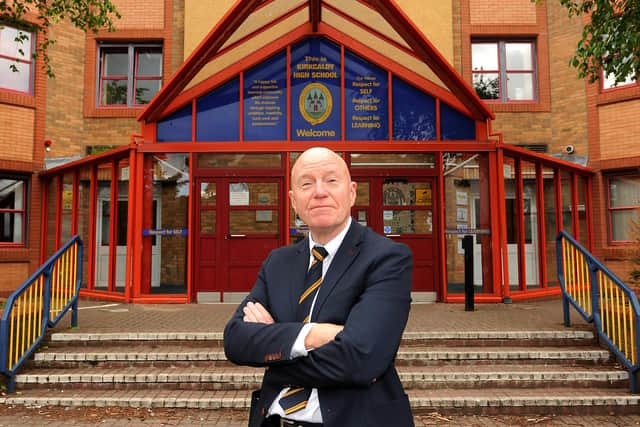 Kirkcaldy High School rector Derek Allan who is retiring this summer. Pic: Fife Photo Agency