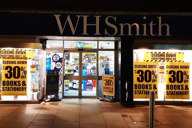 WHSmith, High Street, Kirkcaldy, which closed its doors on February 20, 2021