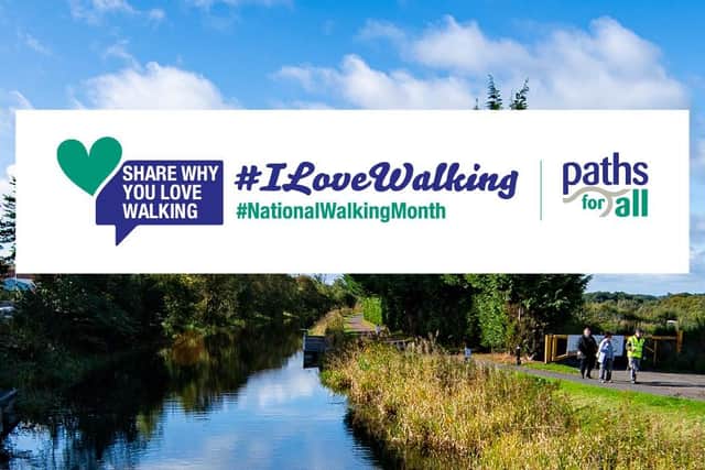 The competition has been hosted throughout May to celebrate National Walking Month.