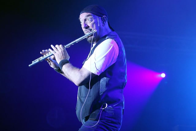 Prog ockers Jethro Tull were led by Dunfermline-born frontman Ian Anderson - arguably the only rock star to play a flute solo while perched on one leg!
Tull have sold some 60 million albums, with 11 going platinum and five gold among them including the classic Auqalung.  (Photo by Mark Metcalfe/Getty Images)