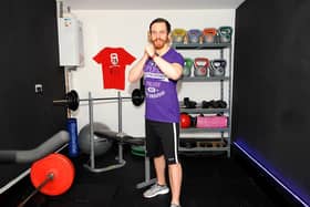 Ben Smith, who works as a fitness manager at Gym 64 Glenrothes, will be holding a two-hour online fitness fundraiser for Epilepsy Scotland on March 27. Pic: Fife Photo Agency