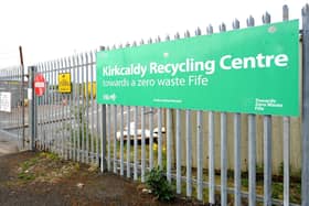 There are public safety concerns and an estimated £500,000 price tag associated with opening up Fife’s household recycling centres for pedestrians and cyclists. (Pic: Fife Photo Agency)