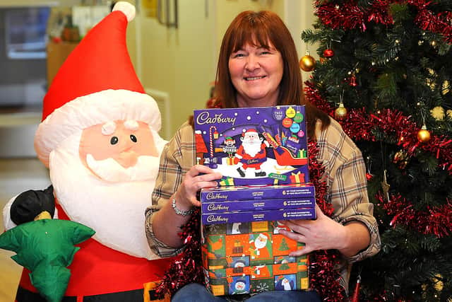 Pauline Buchan, manager, launches the Cottage Centre Christmas Appeal (Pic: Fife Photo Agency)