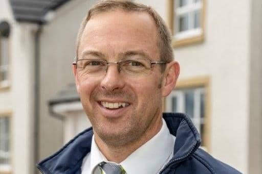 Andy Crichton, site manager of Barratt Homes’ Kingslaw Gait development