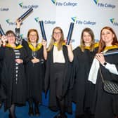 Students at the graduation ceremony in Kirkcaldy (Pic: Fife College)