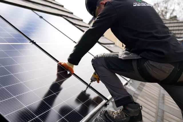 Solar panels offer major savings on energy bills.