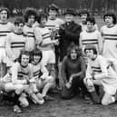 The Torbain BB team with their trophy in 1971 (Pic: John Murray)