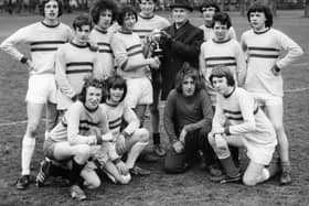 The Torbain BB team with their trophy in 1971 (Pic: John Murray)