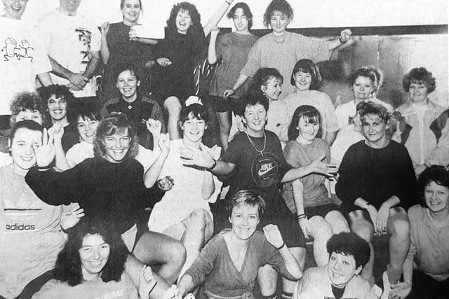 In 1993 Kirkcaldy's Body Zone Gym raised £714 for Childline after  working non-stop for a full 100 minutes. 