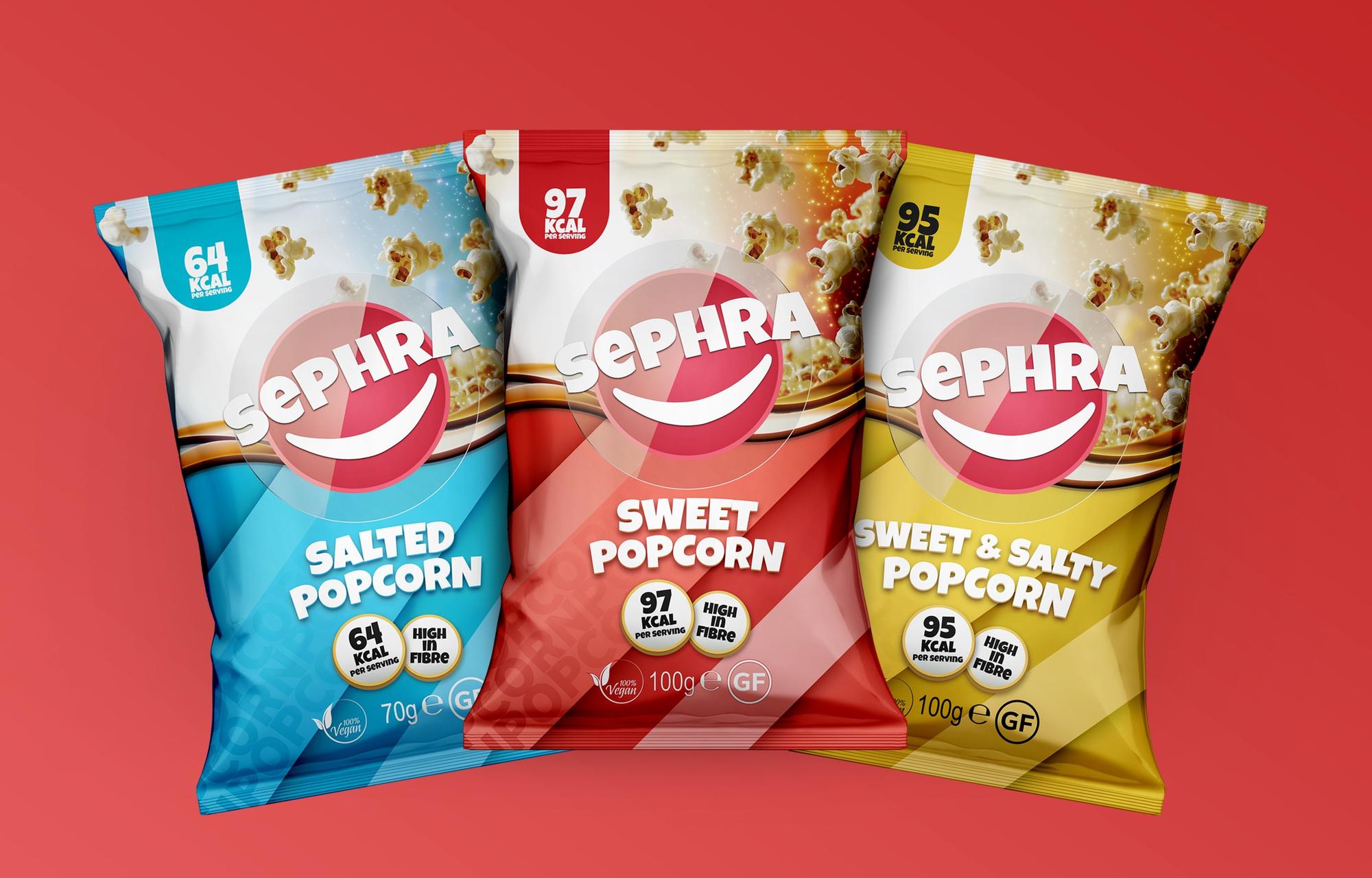Sephra Popcorn New low calorie popcorn range launched by Kirkcaldy business