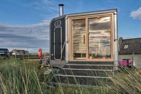 The mobile sauna which has operated in Elie (Pic: Submitted)