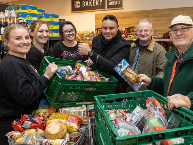 More than 5,000 meals have been donated by the supermarket, with more expected as stores close on Hogmanay