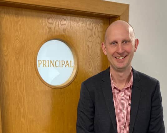 Jim Metcalfe has now started his new role as principal of Fife College.
