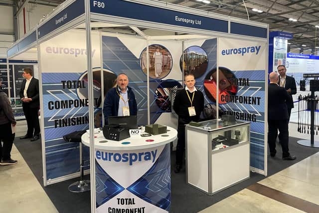 Eurospray's stand at the exhibition