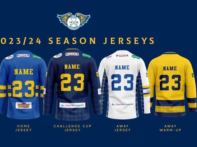 Fife Flyers unveiled their new strips this weekend (Pic: Fife Flyers)