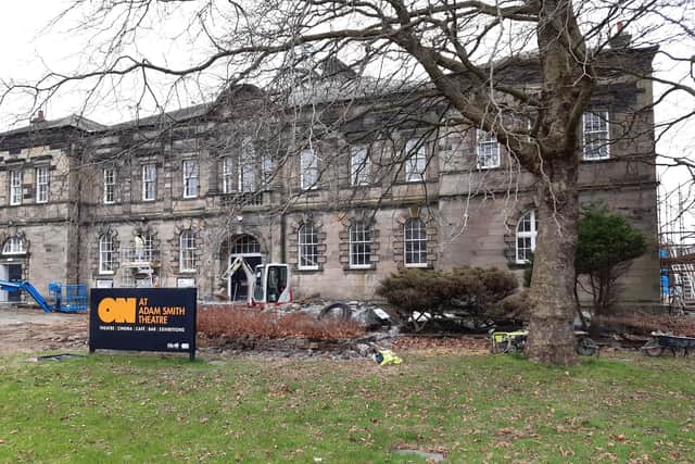 The three-year closure of The Adam Smith is now in its final months (Pic: Fife Free Press)