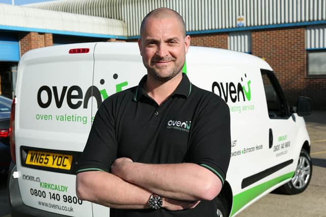 Ritchie Landels, who runs valeting service Ovenu Kirkcaldy (Pic: Stewart Turkington/www.stphotos.co.uk)
