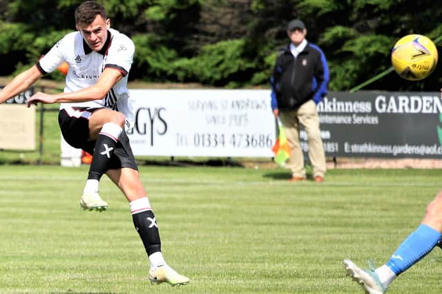 Lewis Sawers has netted 51 times in his St Andrews United career (Pic John Stevenson)