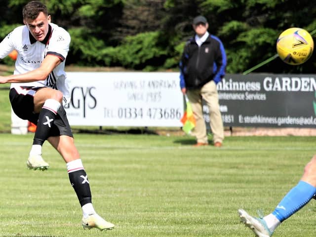 Lewis Sawers has netted 51 times in his St Andrews United career (Pic John Stevenson)
