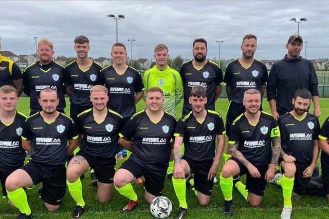 Eddys Bar AFC had debuted their new kits just weeks before the were stolen in a car theft (Pic: Submitted)