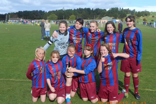 Lomond Colts champions from 2012