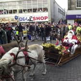 The reindeer parade used to form part of the Mercat Shopping Centre's Christmas celebrations and would bring huge numbers into Kirkcaldy town centre (Pic: Fife Free Press)
