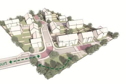 The proposed development at Station Court, Pittenweem