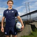 Scotland captain Jamie Ritchie at Wednesday's Rugby World Cup squad Announcement at South Queensferry (Photo by Craig Williamson/SNS Group/SRU)