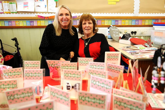 Linda and Margaret Kane were among the stall holders at Kirkcaldy West Primary.