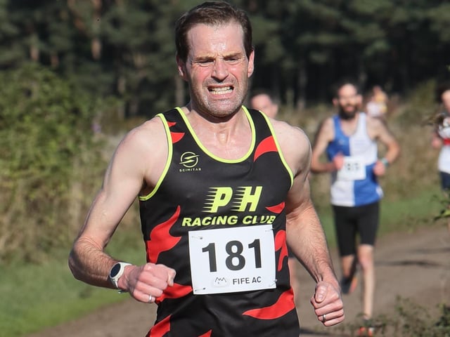 Andrew Wright at Fife Athletic Club’s 2026 Giffordtown 5K near Ladybank on Sunday (Photo: Pete Bracegirdle)