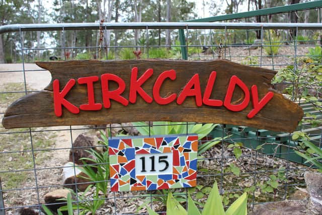 The gate at Kirkcaldy Farm, New South Wales, Australia.