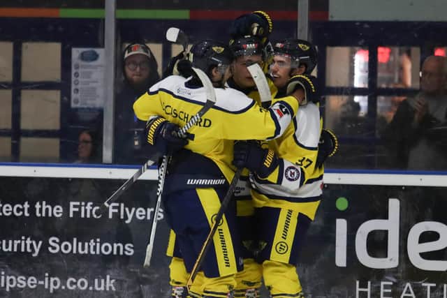 Fife Flyers opened their new season with an overtime win over Kyiv Capitals (Pic: Jillian McFarlane)