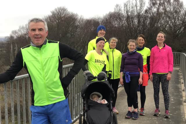 Bacon Rollers Wizards social group ran seven miles to Thornton and back