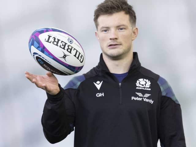 George Horne during a Scotland training session this month at Edinburgh's Oriam (Pic: Ross MacDonald/SNS Group/SRU)