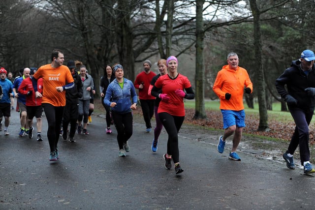 The Kirkcaldy Parkrun sees participants complete a 5k route with two laps of the Beveridge Park.