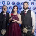 Alexis Mackie with her family at the St Andrews First Aid Awards 2024 (Pic: Jeff Holmes)