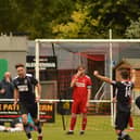 Ryan McEwan is pictured after scoring for YM