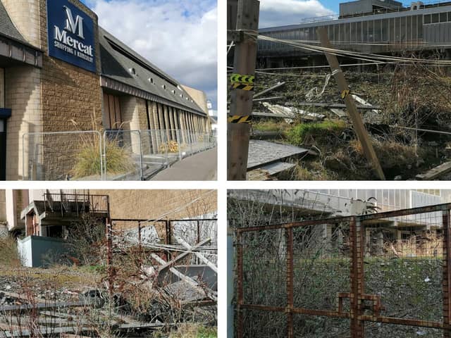 The damaged fences have revealed the extent of the dilapidated site (Pics: Fife Free Press)