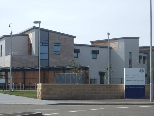 The incident happened at St Andrews Community Hospital in February.