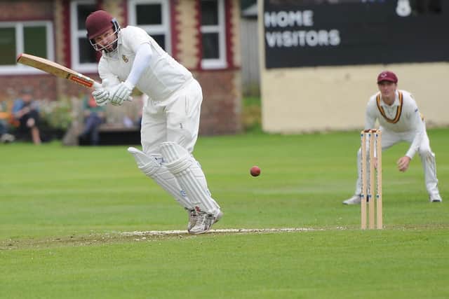 Former Scotland batsman Fraser Watts top-scoring for Marylebone Cricket Club at Selkirk earlier this month (Pic: Grant Kinghorn)