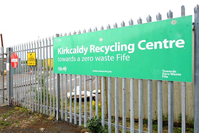 Kirkcaldy Recyclcing Centre (Pic: Fife Photo Agency)

credit- Fife Photo Agency