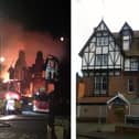 Fire destroyed the listed building that was once a popular hotel (Pic: Fife Jammer)