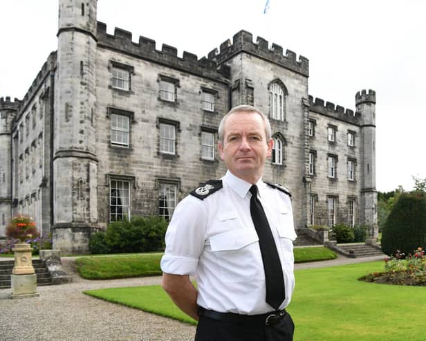 Sir Iain Livingstone has joined the Multibank which was launched in Kirkcaldy (Pic: Police Scotland)