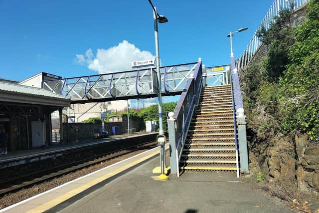 Burntisland station where access issues have been raised many times (Pic: Submitted)