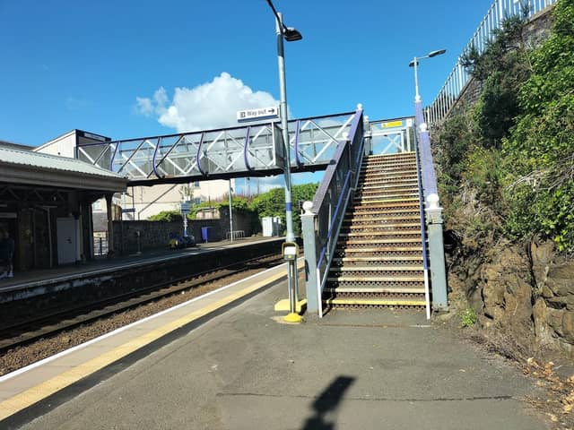 Burntisland station where access issues have been raised many times (Pic: Submitted)