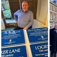 Blue plaques bring history of St Andrews’ mediaeval wynds to life for residents & visitors
