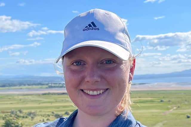 Chloe Goadby, from St Andrews, couldn't force her way to the top of the leaderboard. Pic by Scottish Golf