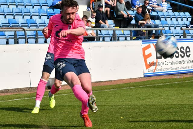 Aidan Connolly on the ball for Raith Rovers at Greenock Morton's Cappielow Park at the weekend (Pic: Eddie Doig)