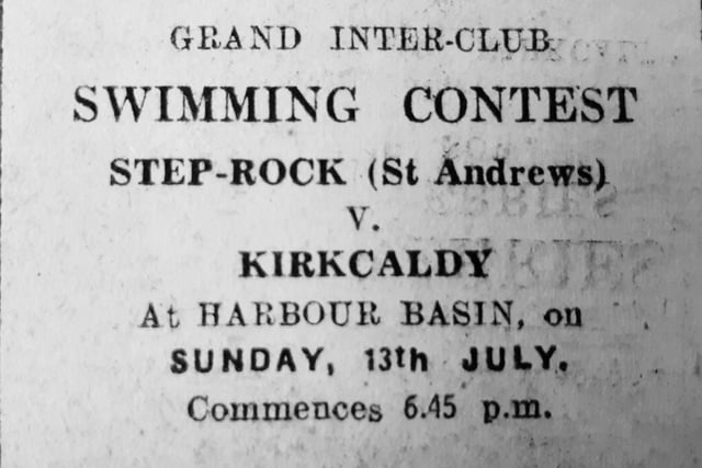 Long before Kirkcaldy had its own swimming pool, you headed to the harbour and took a dip outdoors. Some folks till do ...