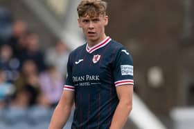 Connor O'Riordan in action for Raith Rovers versus Dundee at Stark's Park in Kirkcaldy on Saturday (Photo by Paul Devlin/SNS Group)